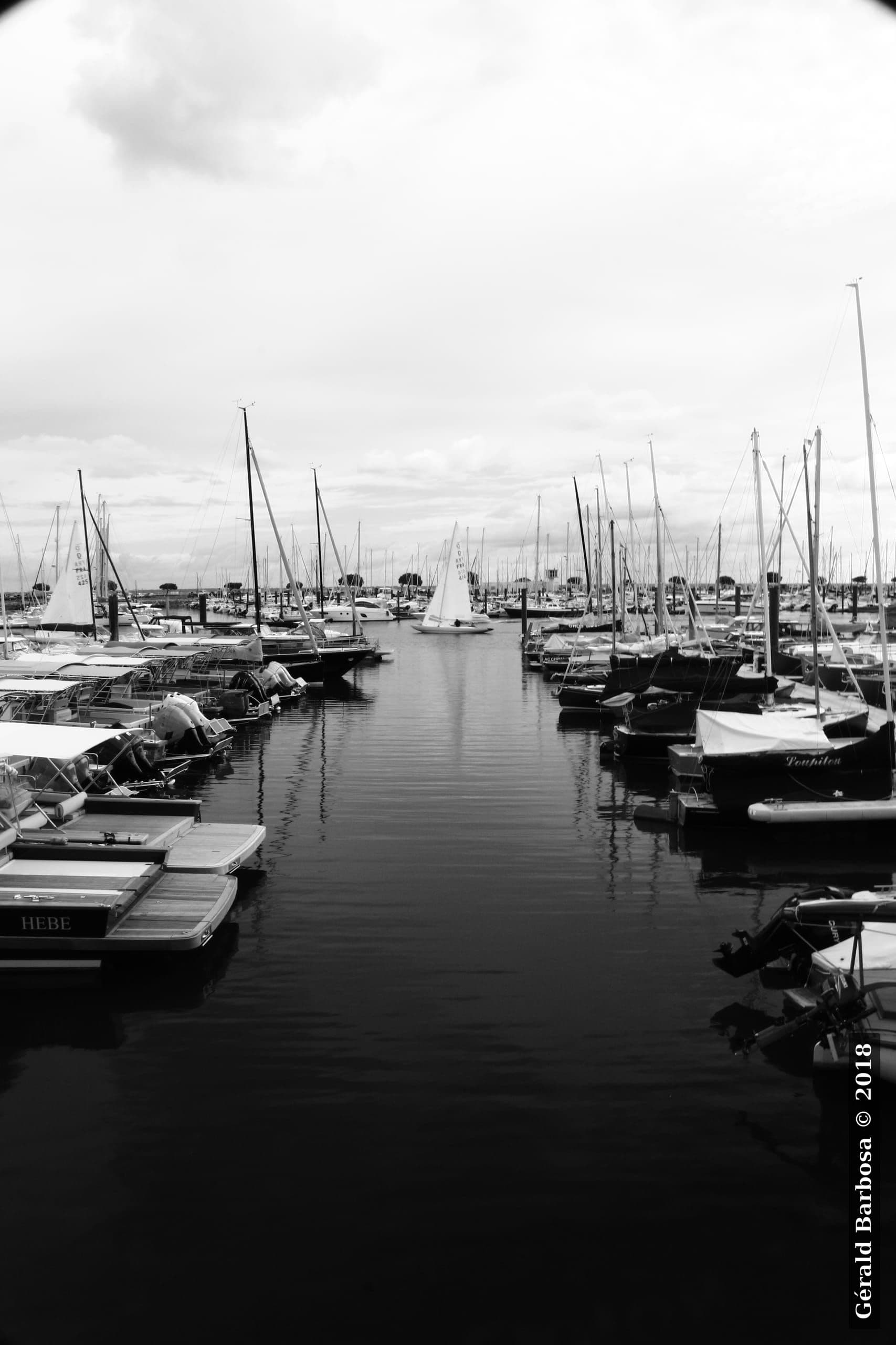 Vue du port d'Arcachon
